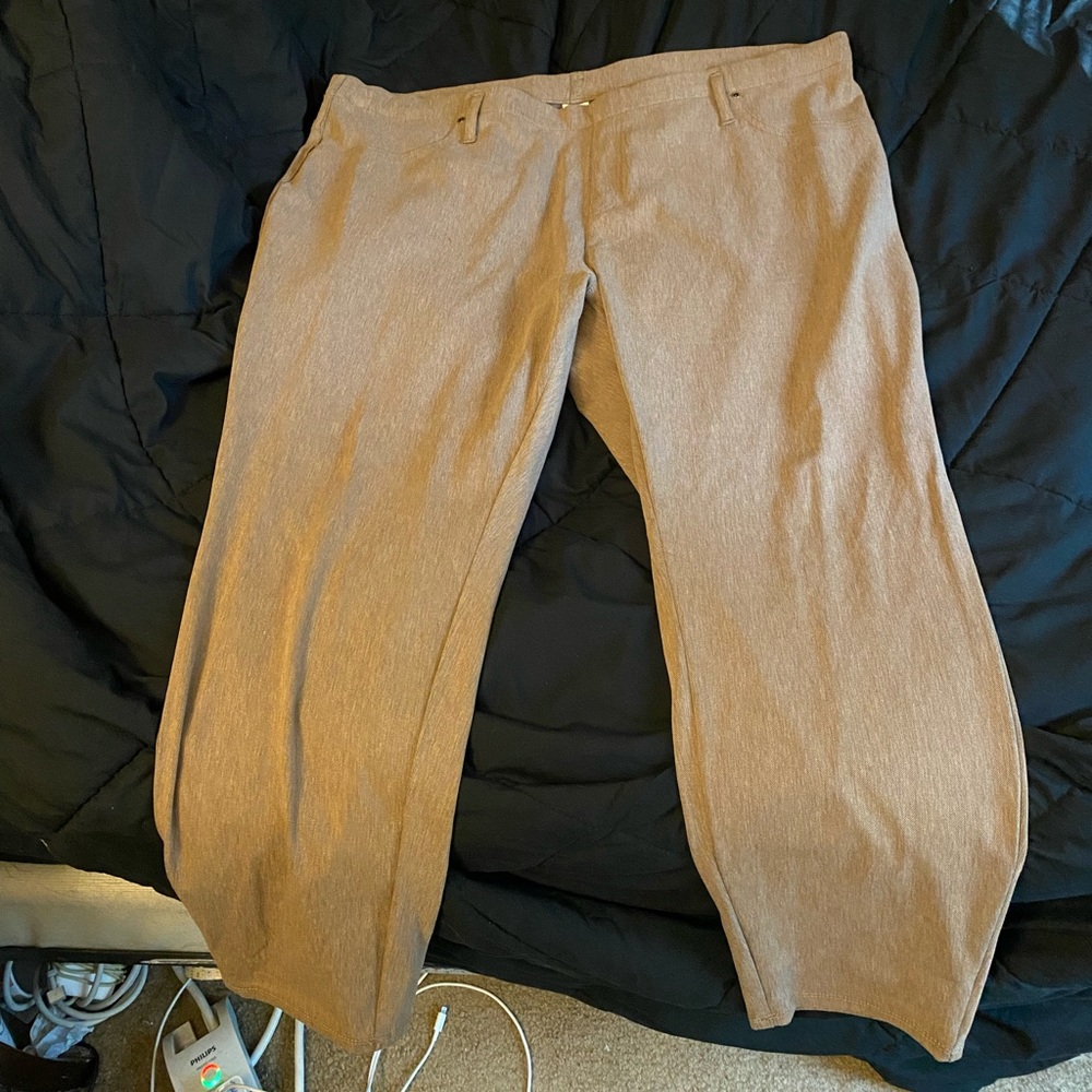 Terra & Sky khaki skinny stretchy pants. Women’s size 3X. Never worn.